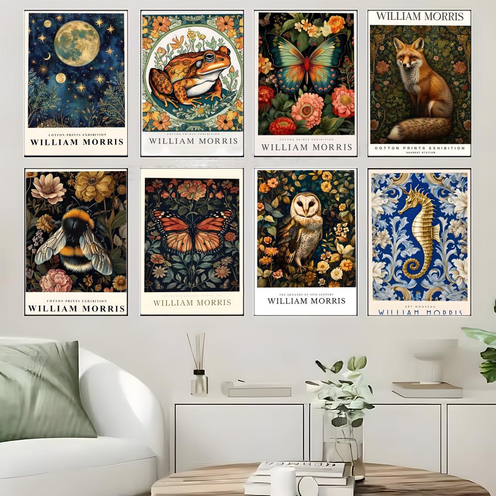 Art Craft William Morris - Art Crafts Poster im W-William-Morris-Stil, knitterfrei,