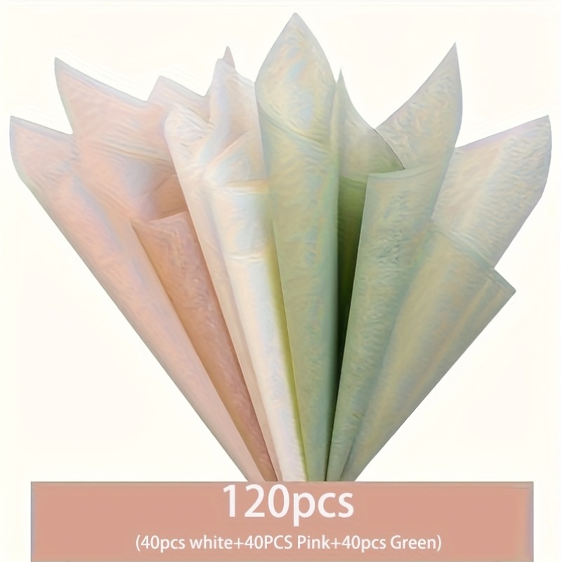 Art Craft Items - 120 Stück – abnehmbares Blumenverpackungspapier, Blumenverpackungspapier,