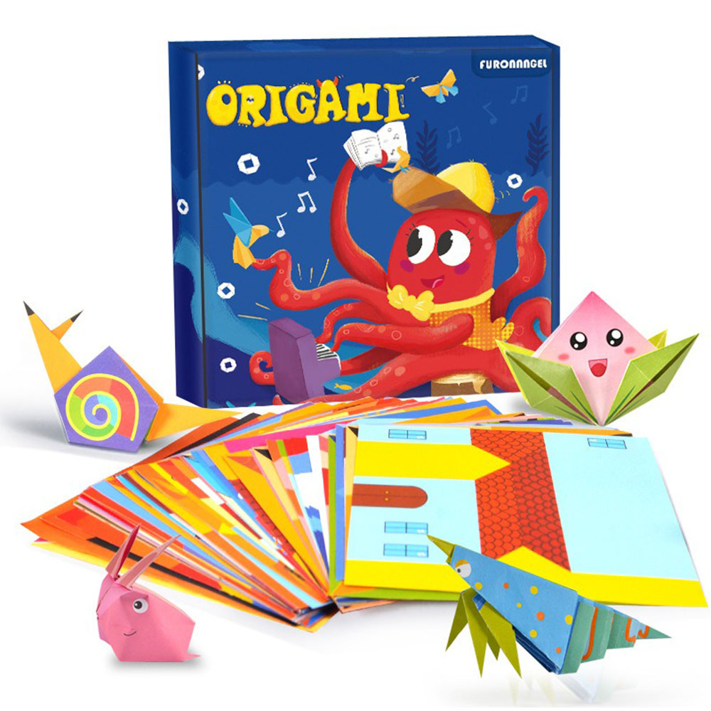 Art Craft Rainbow - Origami-Set 30/108 Blatt Origami-Papier Bastelhandbuch DIY