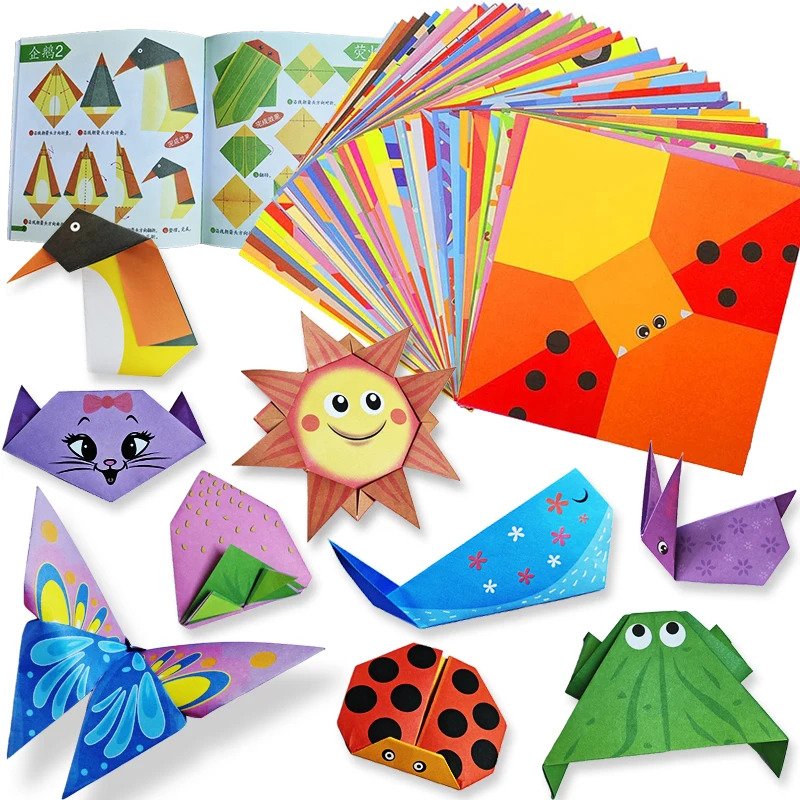 Art Craft Rainbow - Origami-Set mit 30/96 Blatt Papier und