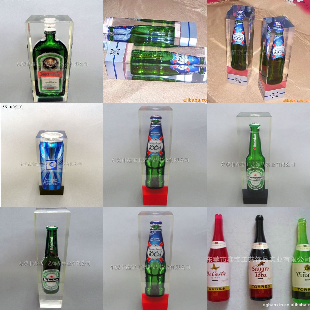 Art Craft Idea - Benutzerdefinierte Epoxidharz-Flaschenkunst, eingebettete Spirituosen-Display-Bastelarbeiten, Werbegeschenkidee für