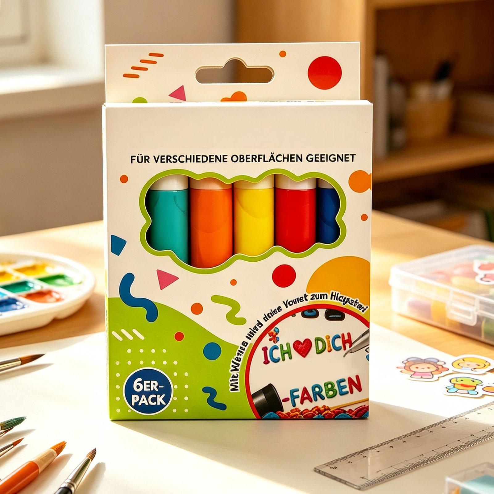 Art Craft School - Bubble Pen 6/12 Stück Kunst-Zeichenstifte 3D