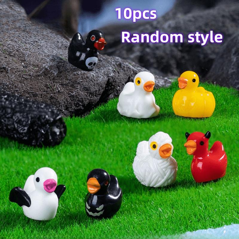 Art Craft Duck - 10 Stück Miniatur-Entenfiguren - Tierfiguren aus