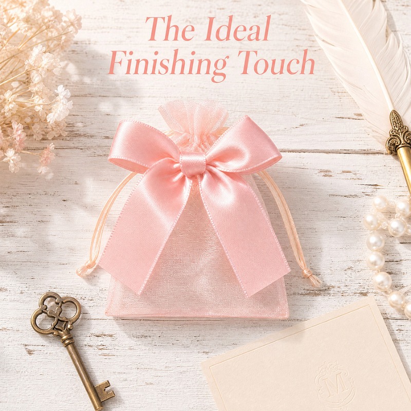 Art Craft Holiday - 10/20 Stück rosa Geschenktüten mit Schleife,