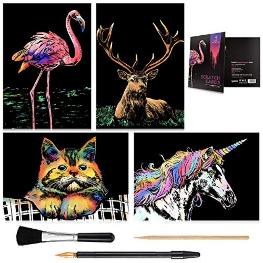 Regenbogen-Kratzbild-Malpapier – Art Craft Rainbow Bewertung und Preis