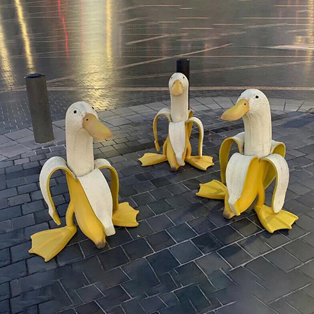 Bananen-Ente, kreative Gartend – Art Craft Duck Bewertung und Preis
