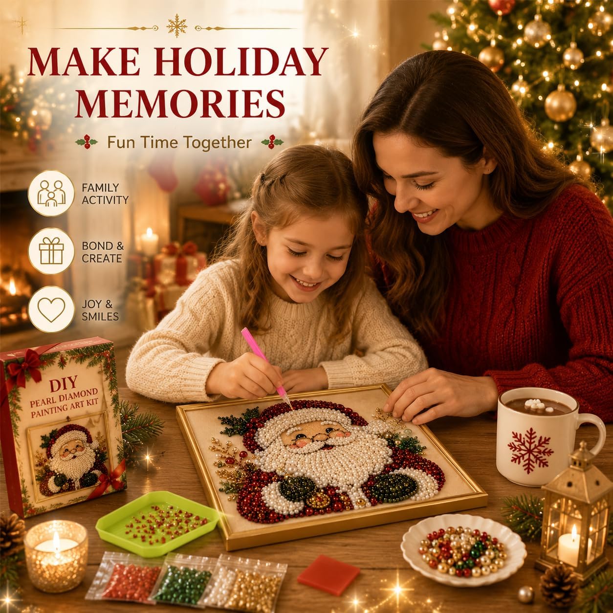 DIY Weihnachts-Perlen-Diamant- – Art Craft Holiday Bewertung und Preis