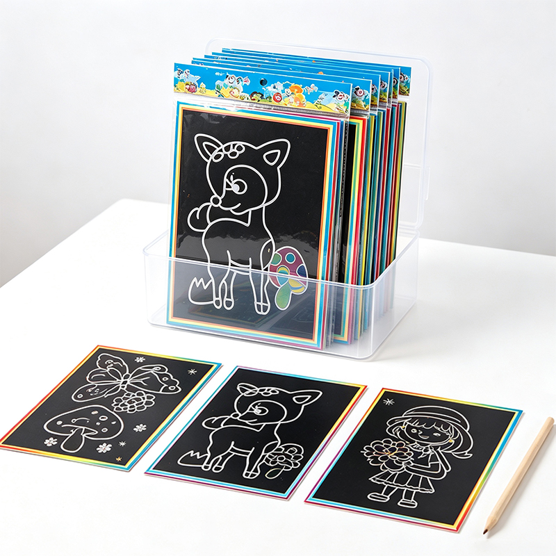 10/15/20 Blatt kleines Kratzku – Art Craft Rainbow Bewertung und Preis
