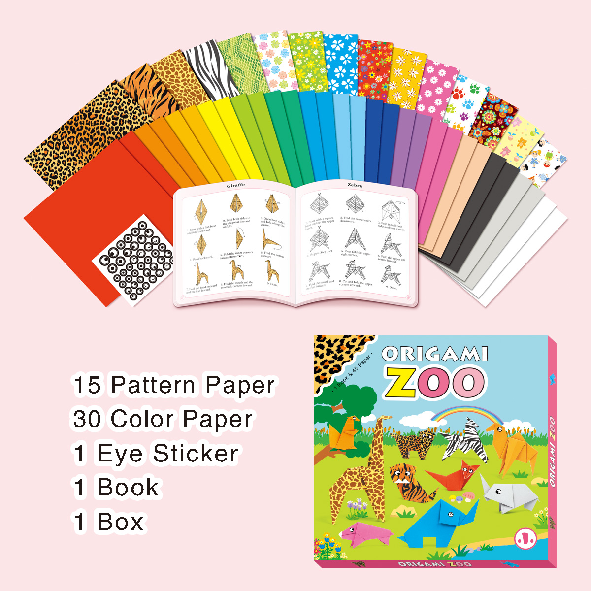 Kinder DIY Origami Zoo Bastels – Art Craft Zoo Bewertung und Preis