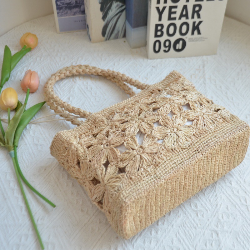 Bohemian Blume Stroh Tasche To – Art Craft Items Bewertung und Preis