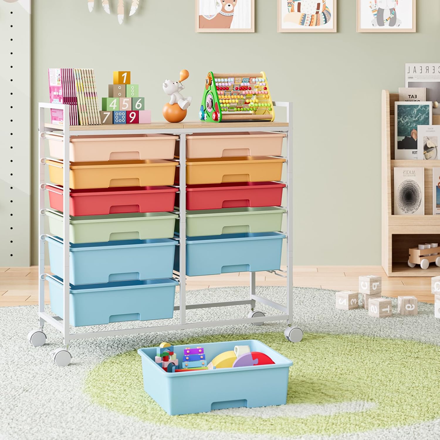 Rollbarer Aufbewahrungswagen m – Art Craft Rainbow Bewertung und Preis