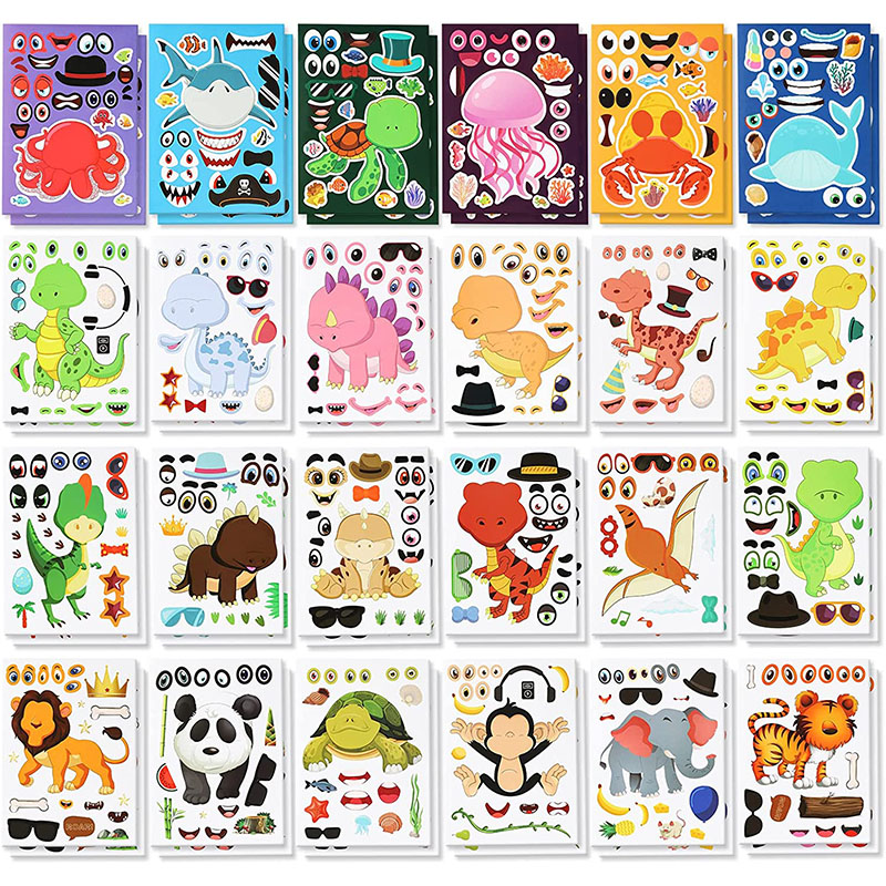 12/24 Blatt „Make a Face“-Aufk – Art Craft Zoo Bewertung und Preis