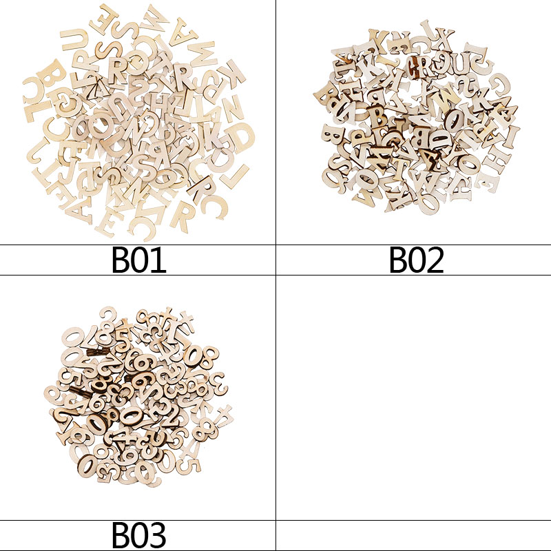 100 Stück Holz Englisches Alph – Art And Craft Numbers Bewertung und Preis