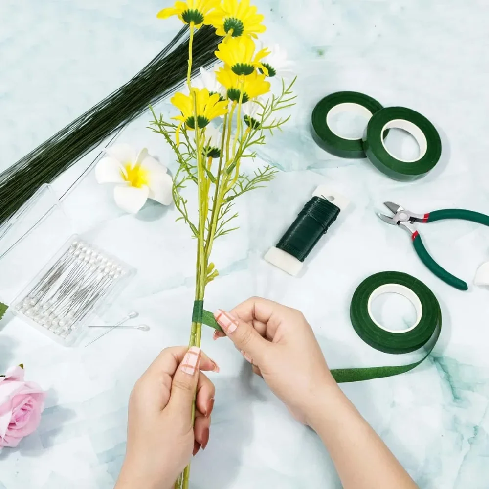 Grüne wunderschöne Blumenbände – Art Craft Items Bewertung und Preis