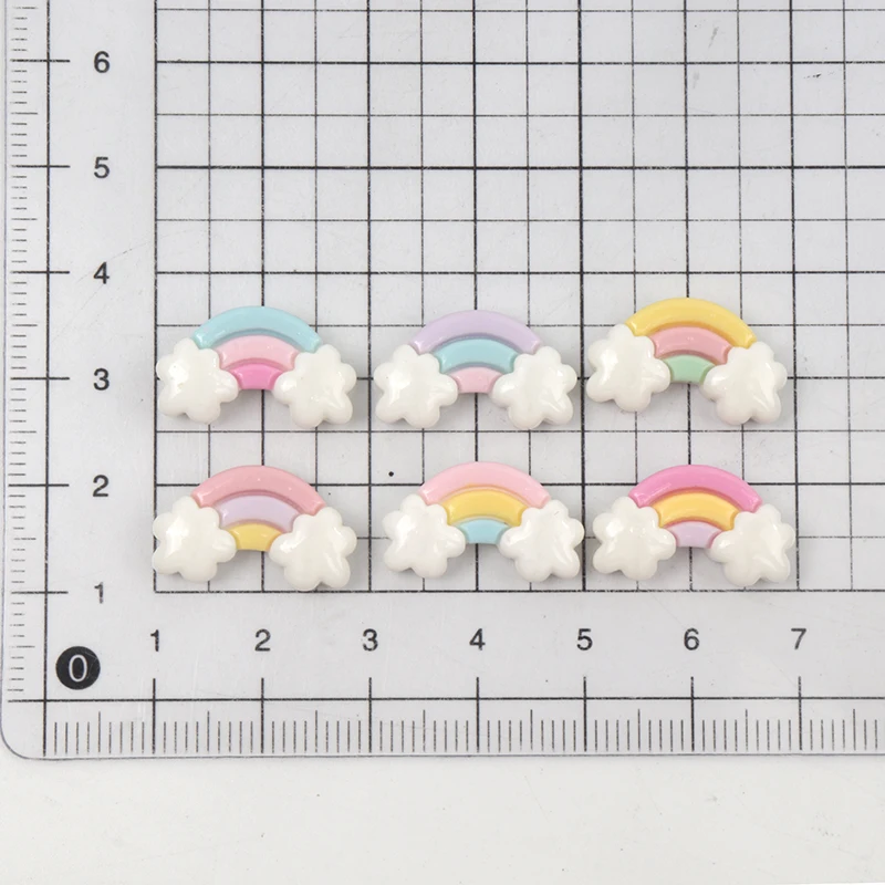 30 Stück/300 Stück Mini-Harz-R – Art Craft Rainbow Bewertung und Preis