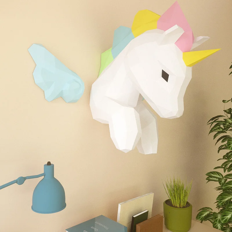 Regenbogen-Einhorn-Tier-Wandde – Art Craft Rainbow Bewertung und Preis