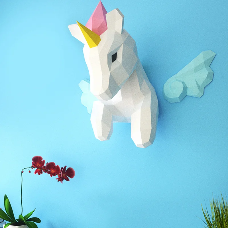 Regenbogen-Einhorn-Tier-Wandde – Art Craft Rainbow Bewertung und Preis