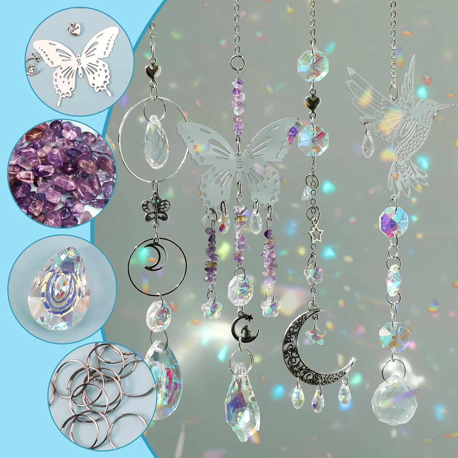 DIY 400-teiliges Sonnenfänger- – Art Craft Rainbow Bewertung und Preis