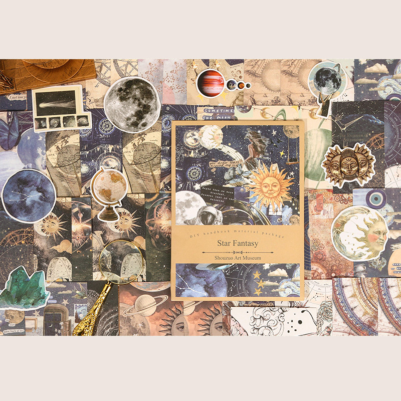 100 Blatt Vintage-Kunstpapier- – Art Craft Gallery Bewertung und Preis