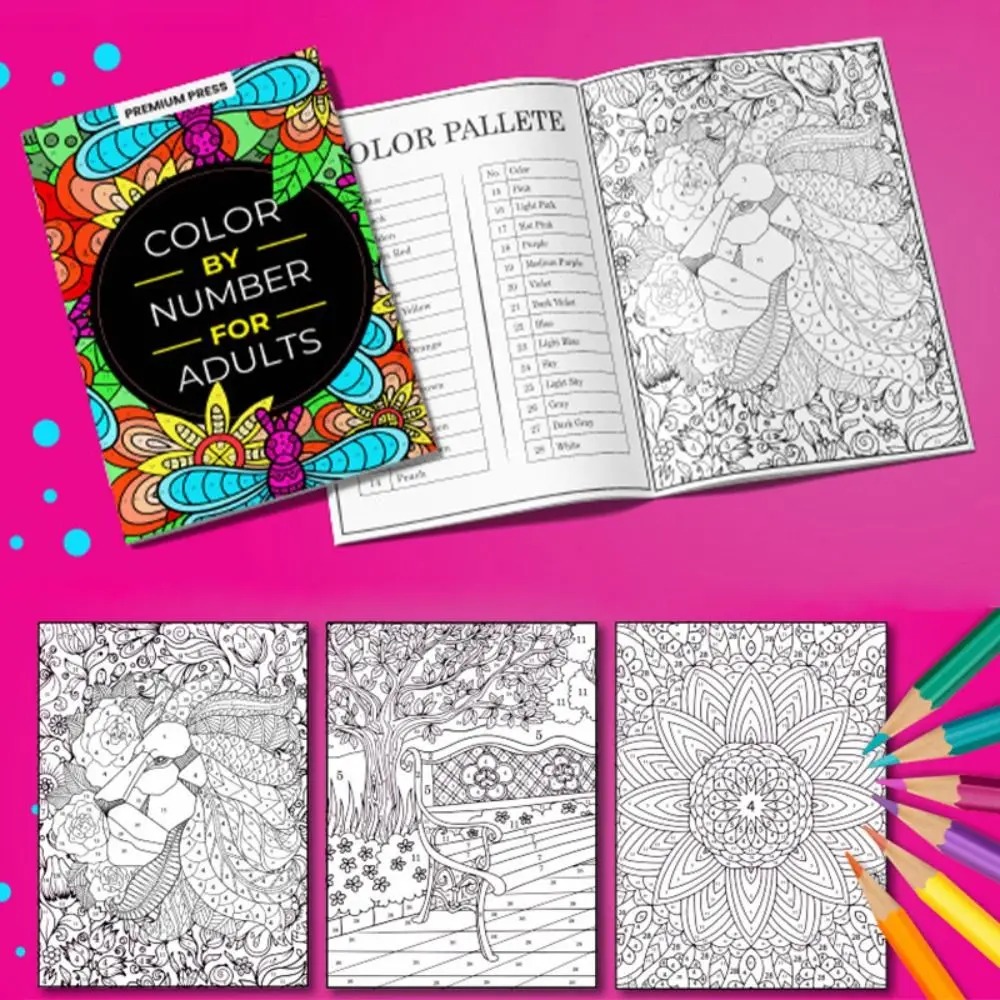 80-seitiges Malbuch zum Ausmal – Art And Craft Numbers Bewertung und Preis