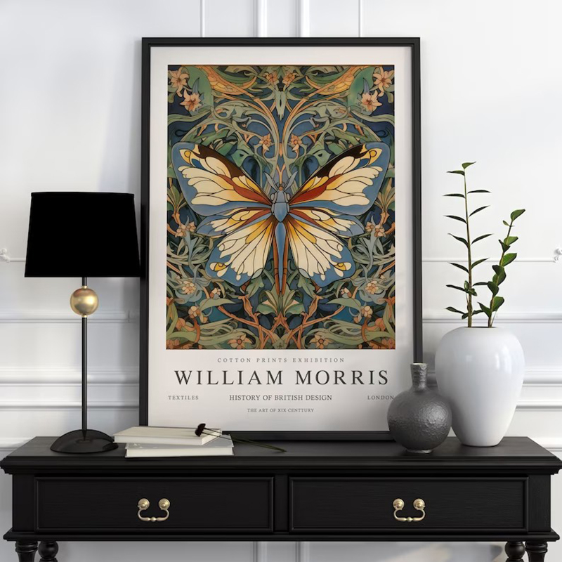 Vintage William Morris Ausstel – Art Craft William Morris Bewertung und Preis